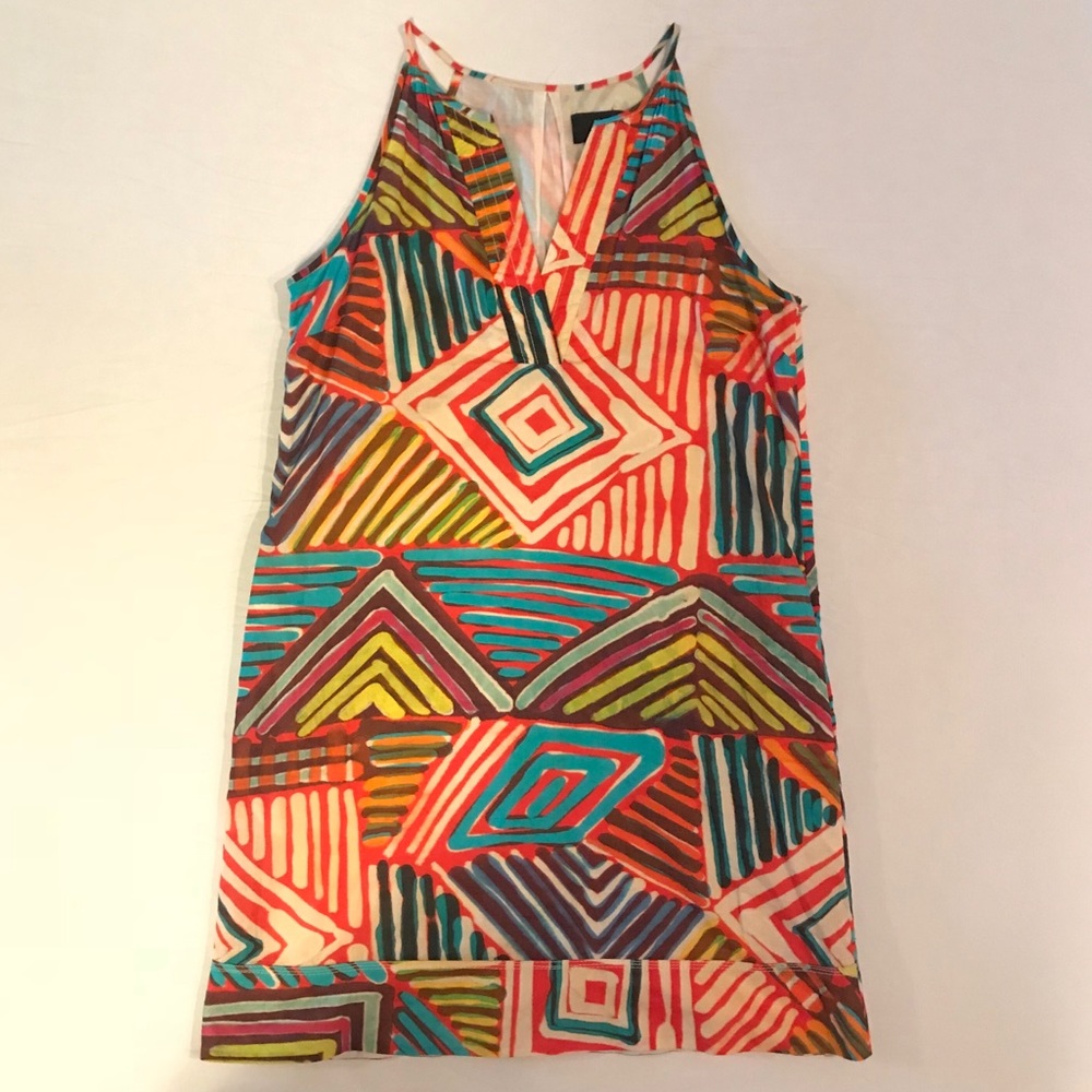 J. Crew Colorful Racerback Dress - Picture 3 of 8
